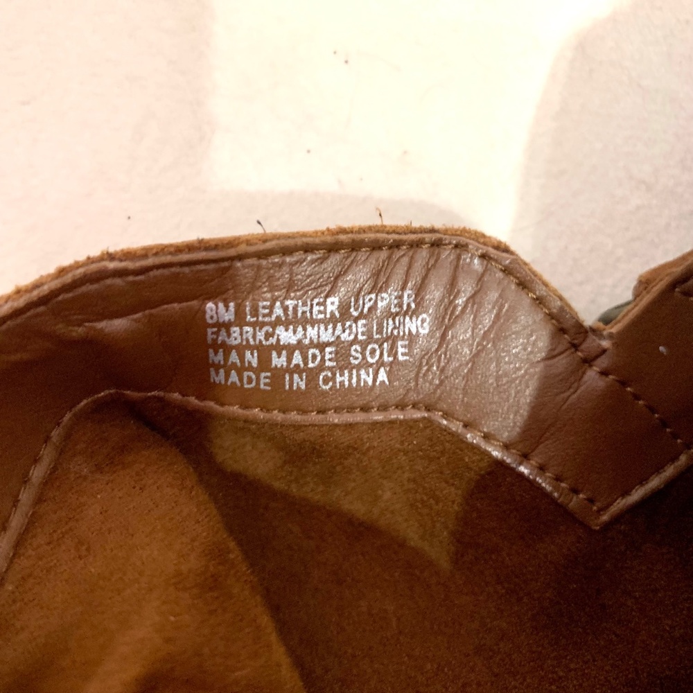 GIANNI BINI Brown Leather Zip Booties - Picture 8 of 9